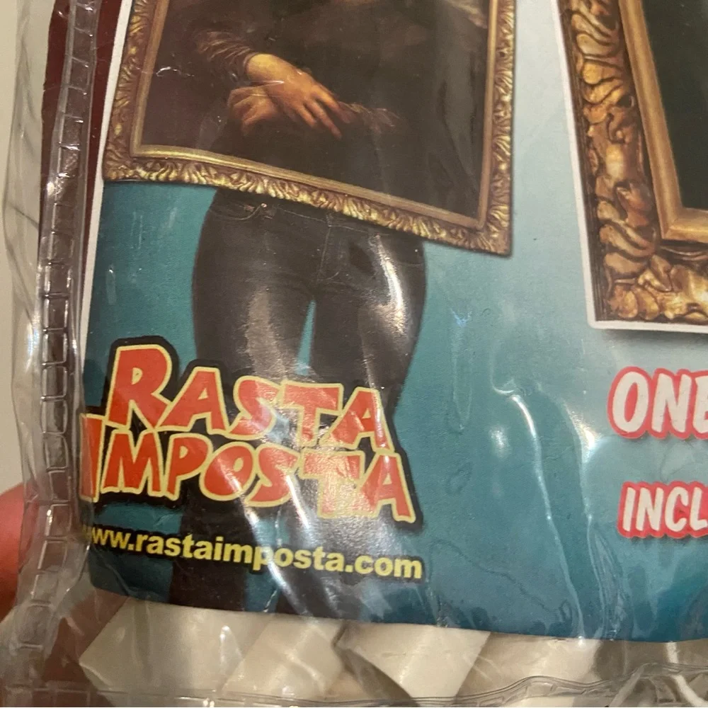 Mona Lisa Halloween Costume Painting Art Adult O/S Rasta Imposta Cosplay Party